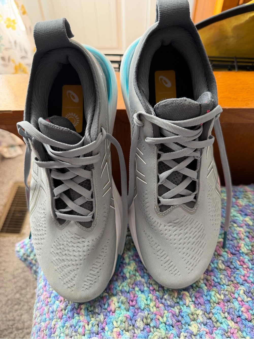 Light Gray women’s Athletic Sneakers - asics gel nimbus 25